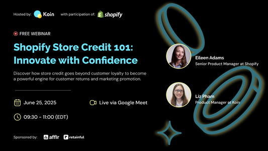 Shopify store credit 101 webinar: Innovate with confidence